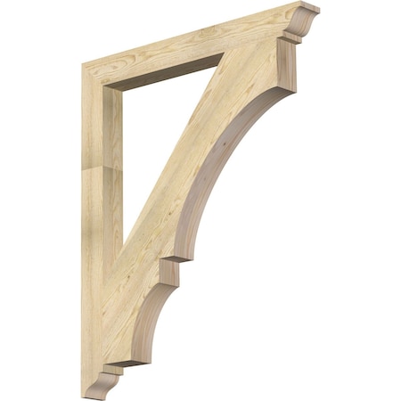 Ekena Millwork Balboa Traditional Rough Sawn Bracket, Douglas Fir, 4"W x 38"D x 46"H BKT04X38X46BOA01RDF